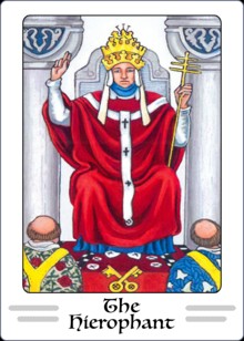 hierophant tarot card