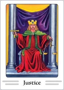 justice tarot card