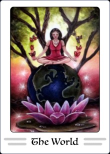 world tarot card