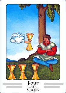 four of cups tarot card