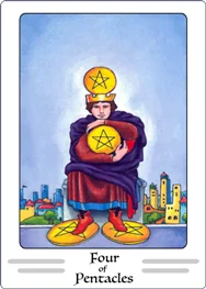 four of pentacles tarot card