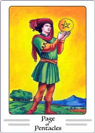page of pentacles tarot card