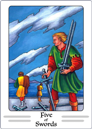 Five of Swords Tarot Card