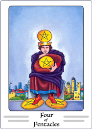 Four of Pentacles Tarot Card