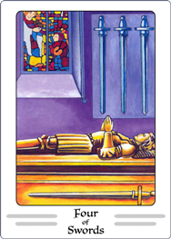 Four of Swords Tarot Card