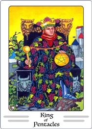 King of Pentacles Tarot Card