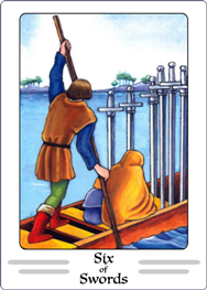 Six of Swords Tarot Card