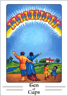 Ten of Cups Tarot Card