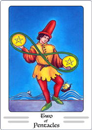 Reversed Two of Wands Tarot Card